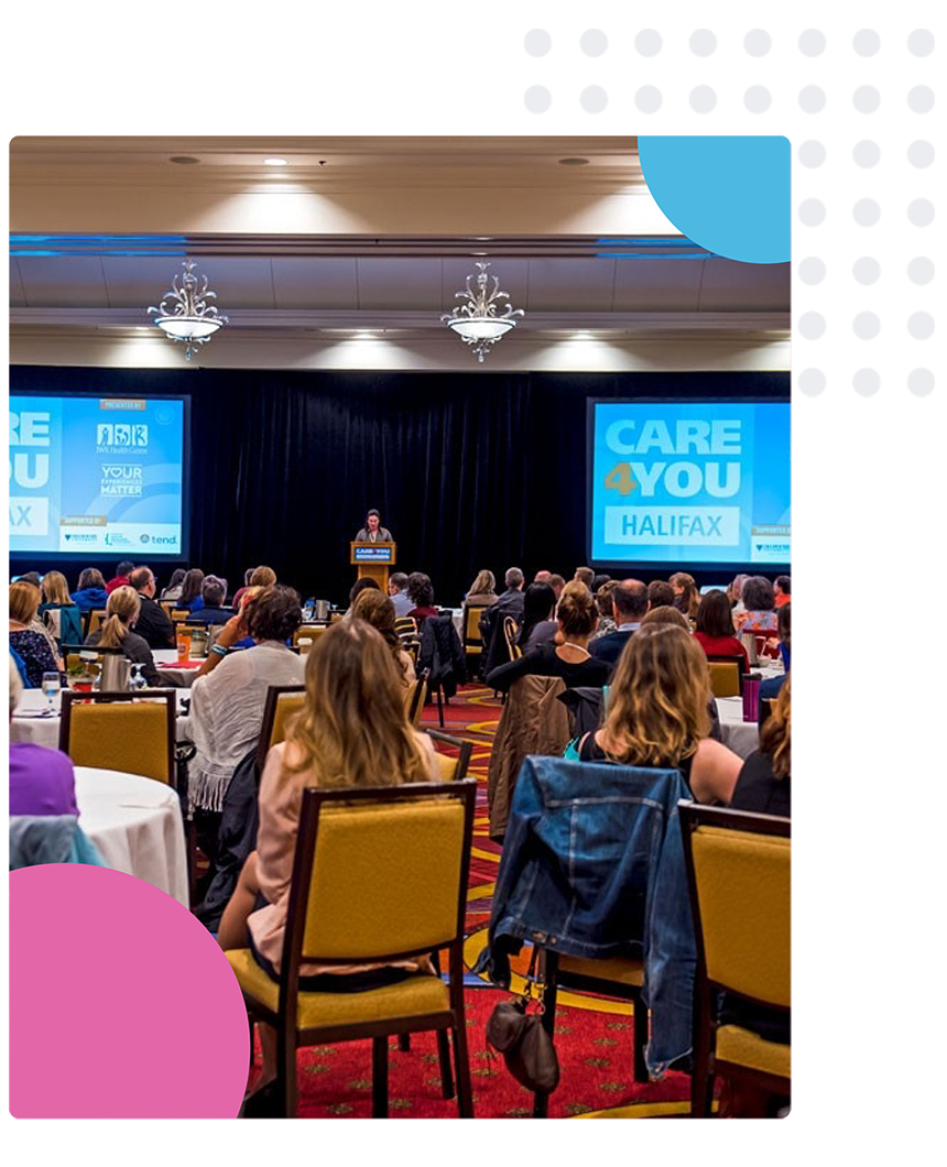 group of participants at a conference